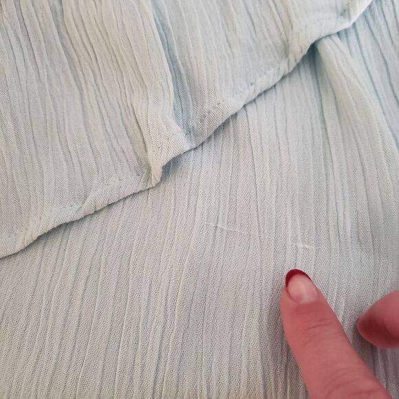 Hippie Rose One Shoulder Rayon Cropped Top - Picture 8 of 9